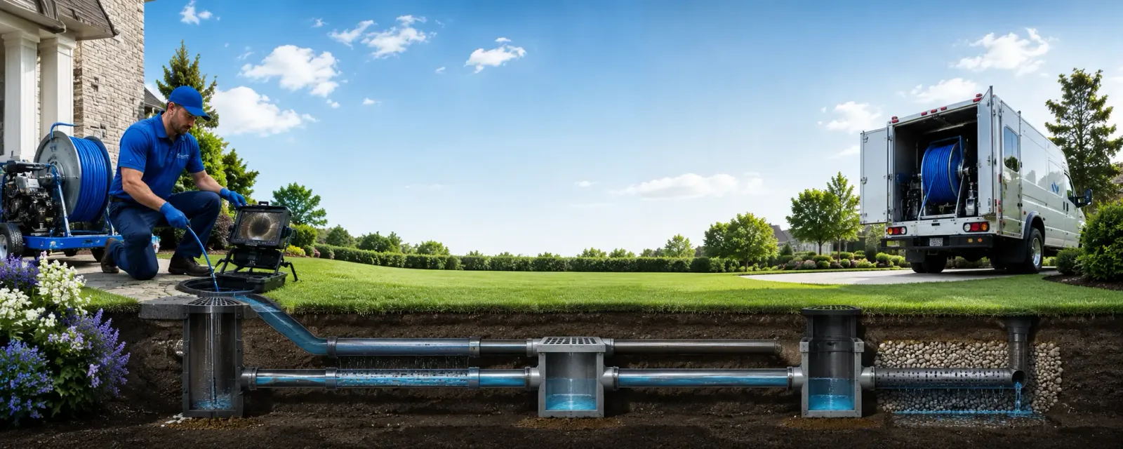 Outdoor drain cleaning information for Saint Francis, SD